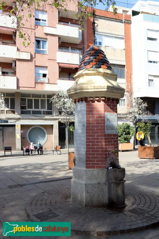 L'Hospitalet de Llobregat - Font de la plaça Espanyola