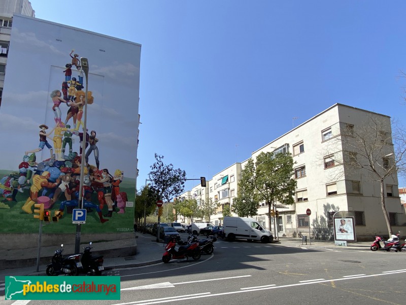 L'Hospitalet de Llobregat - Mural <i>L'Hospitalet és diversitat</i>