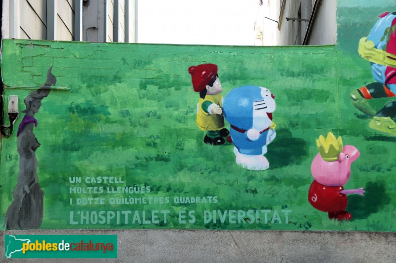 L'Hospitalet de Llobregat - Mural <i>L'Hospitalet és diversitat</i>