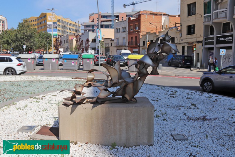 L'Hospitalet de Llobregat - Escultura <i>Vol de coloms</i>