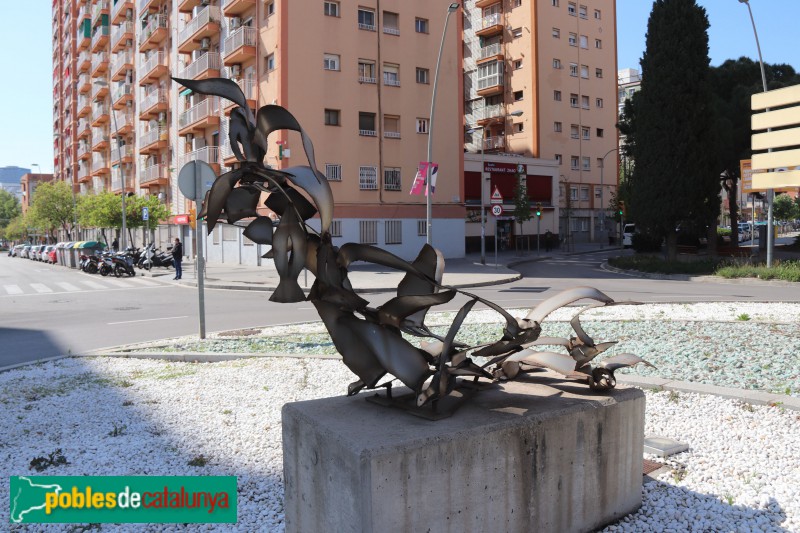 L'Hospitalet de Llobregat - Escultura <i>Vol de coloms</i>