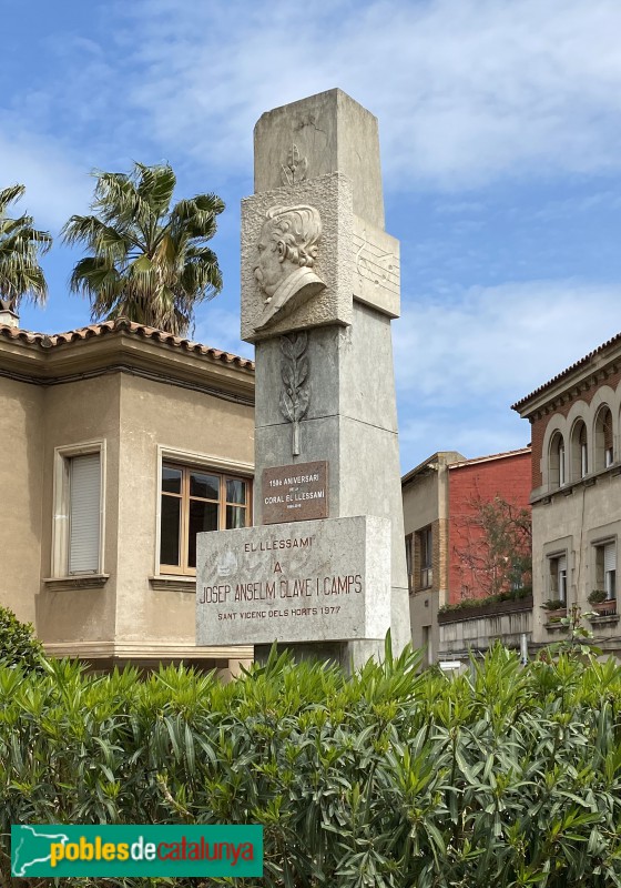 Sant Vicenç dels Horts - Monument a Anselm Clavé