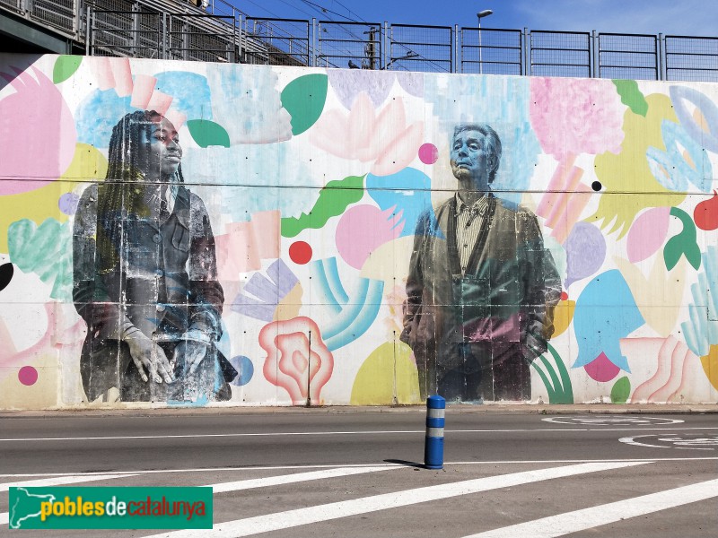 L'Hospitalet de Llobregat - Mural <i>La pell de l'Hospitalet</i>