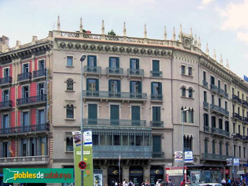 Barcelona - Casa Bosch Alsina (Plaça Catalunya, 8)