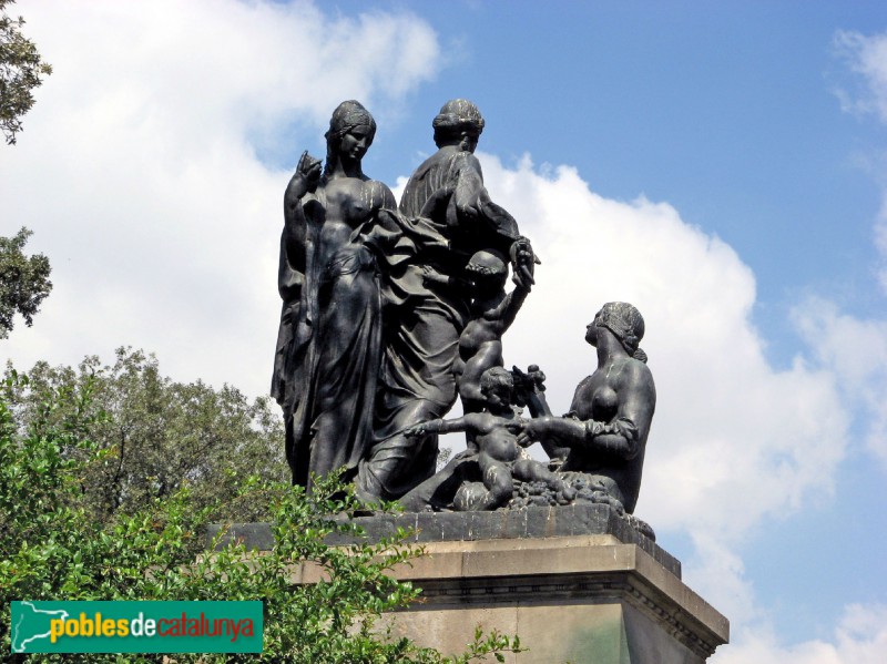 Barcelona -  Escultura Lleida (Joan Borrell)