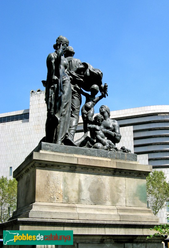 Barcelona -  Escultura Lleida (Joan Borrell)