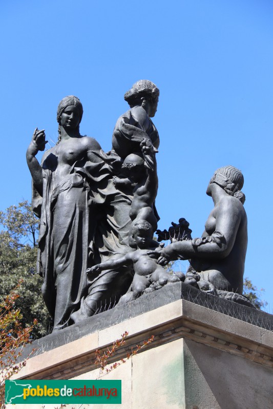 Barcelona -  Escultura Lleida (Joan Borrell)