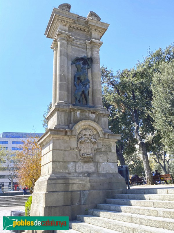 Barcelona - Escultura <i>Pastor de l'àliga</i> (Pau Gargallo)