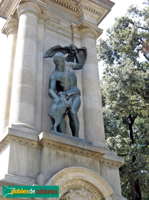 Barcelona - Escultura <i>Pastor de l'àliga</i> (Pau Gargallo)