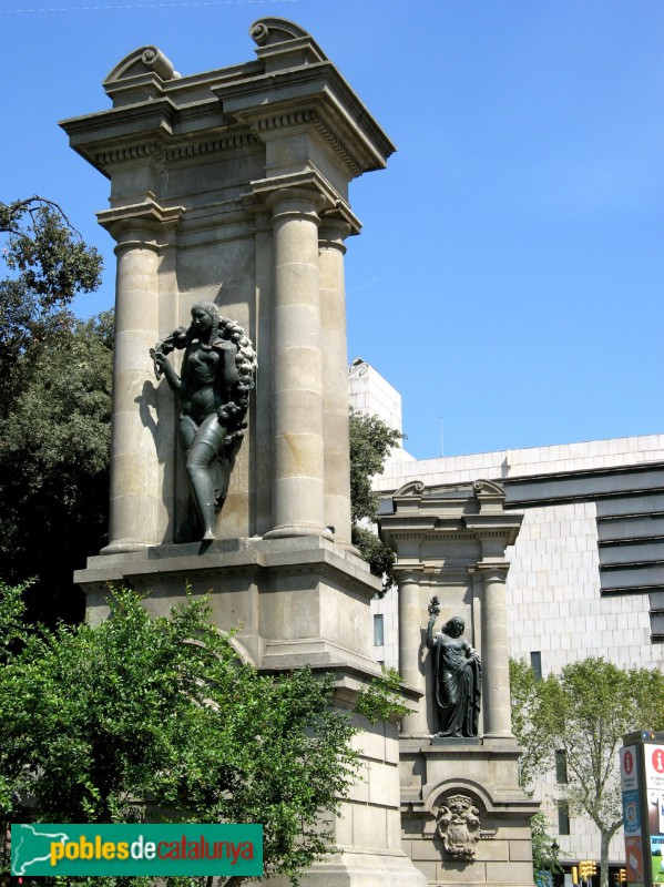 Barcelona - Escultura <i>Pomona</i> (Enric Monjo)