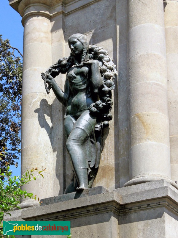 Barcelona - Escultura <i>Pomona</i> (Enric Monjo)