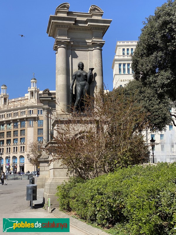 Barcelona - Escultura <i>Emporion</i> (Frederic Marès)