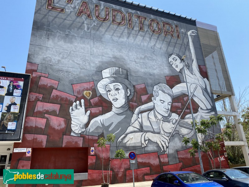 Cornellà de Llobregat - Mural de l'Auditori