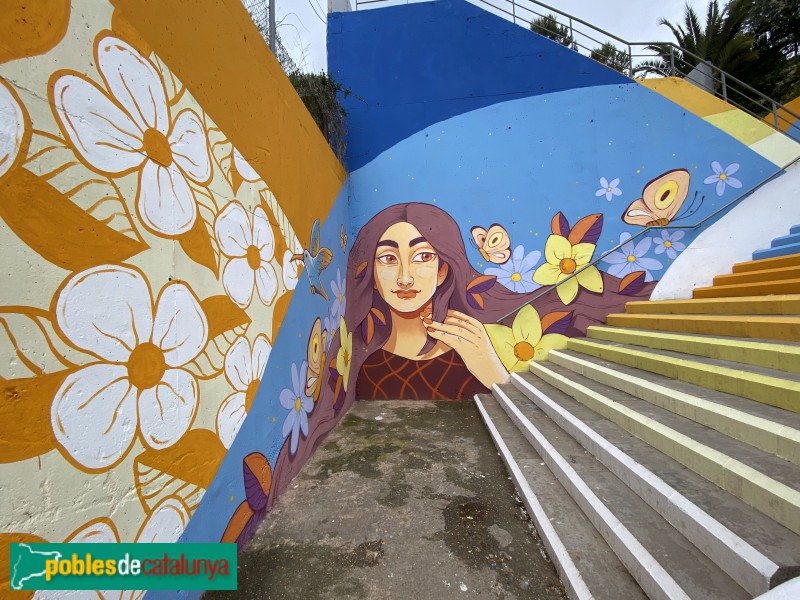 Pallejà - Mural de l'Institut