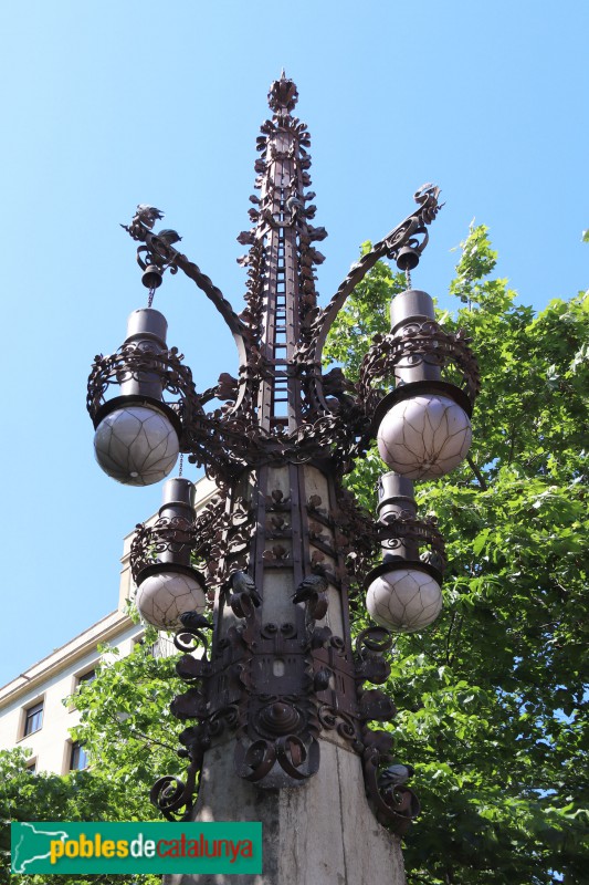 Barcelona - Fanals de l'Avinguda Gaudí