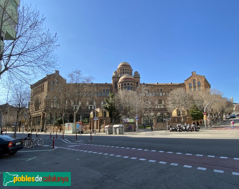 Hospital de Sant Pau - Pavelló de Convalescència. Façana exterior