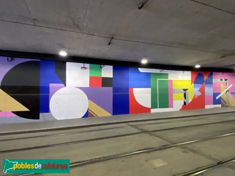 Cornellà de Llobregat - Mural del Tram