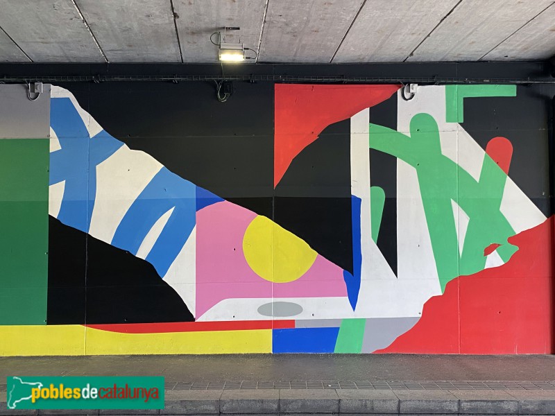 Cornellà de Llobregat - Mural del Tram