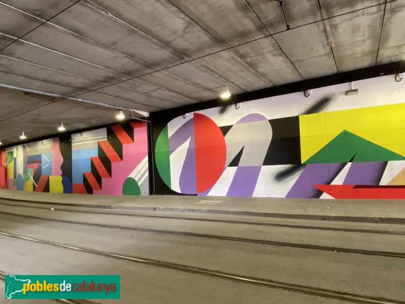 Cornellà de Llobregat - Mural del Tram