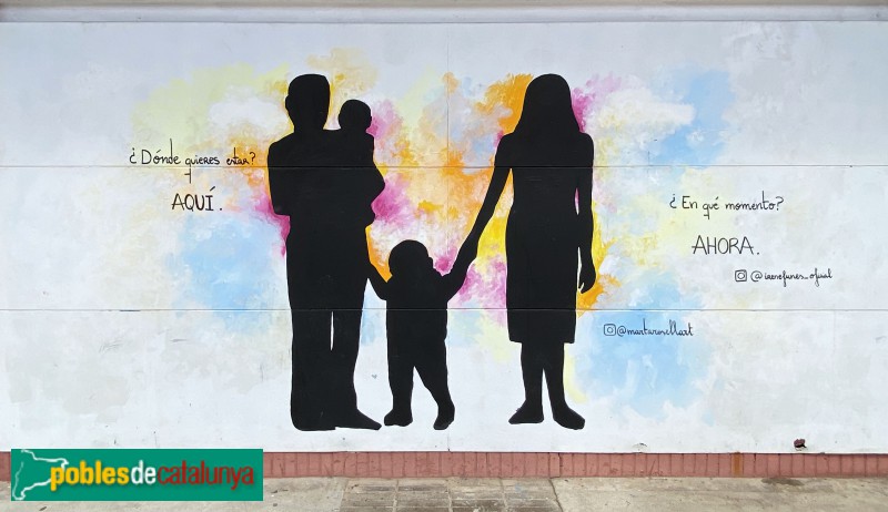 Cornellà de Llobregat - Mural Comunitat (Marta Rosell)