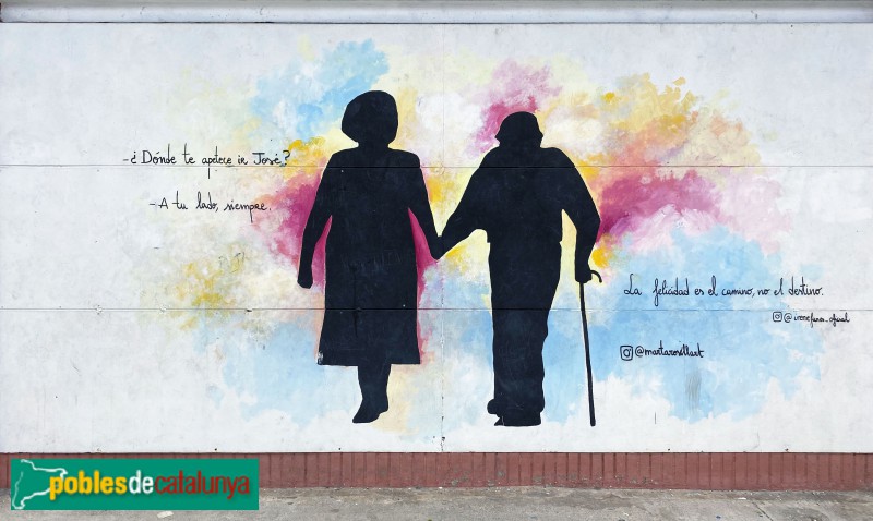 Cornellà de Llobregat - Mural Comunitat (Marta Rosell)