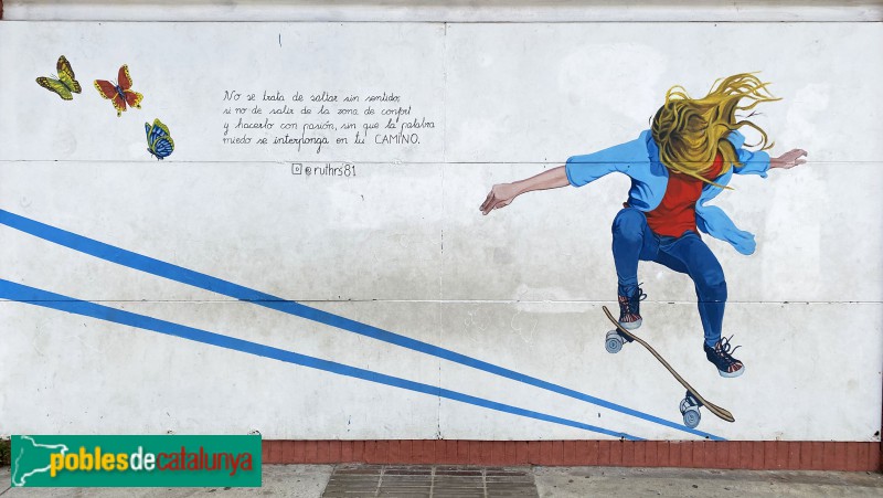 Cornellà de Llobregat - Mural Comunitat (Pilar Ruiz)