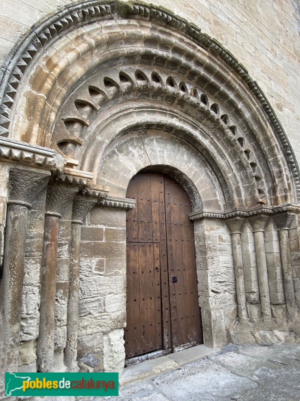 Vinaixa - Església de Sant Joan Baptista. Portada