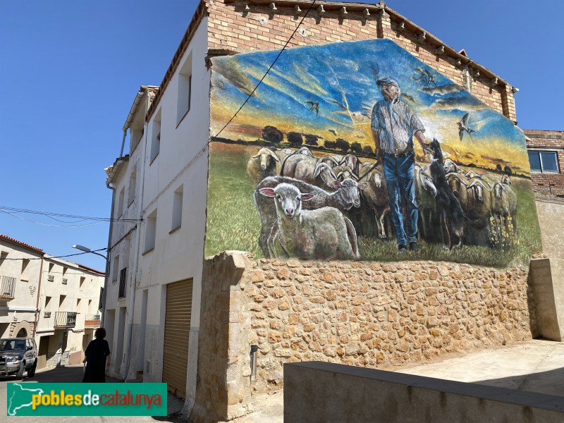 Juncosa - Mural del pastor