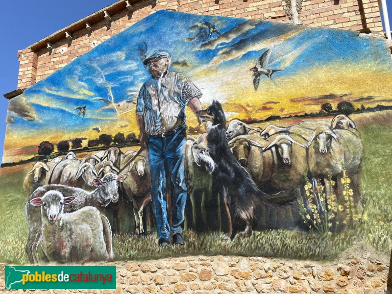 Juncosa - Mural del pastor