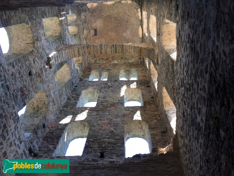 Port de la Selva - Sant Pere de Rodes. Interior del campanar