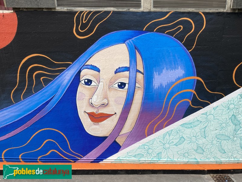 Barcelona - Mural de l'Illa