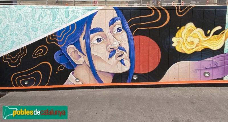 Barcelona - Mural de l'Illa