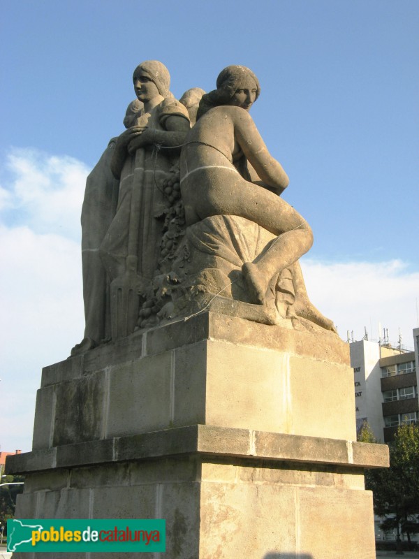 Barcelona - Escultura Lleida (Diagonal)