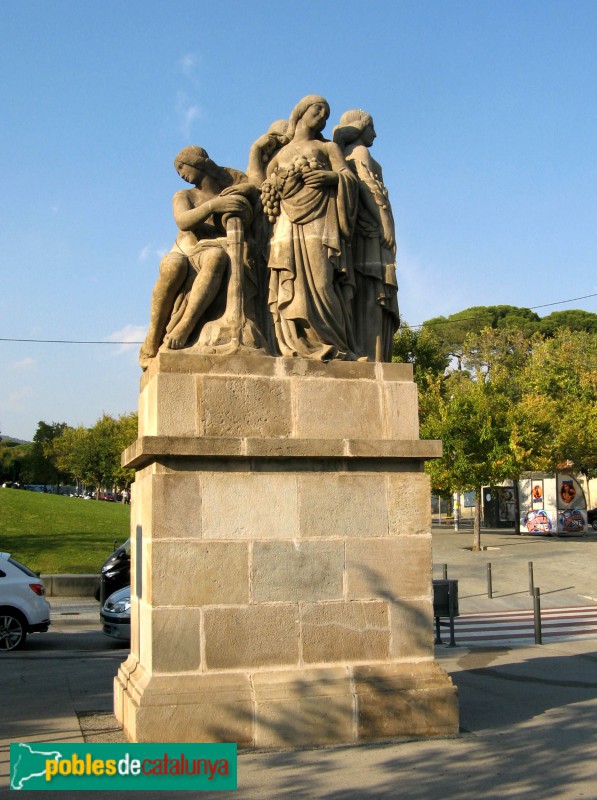 Barcelona - Escultura Lleida (Diagonal)