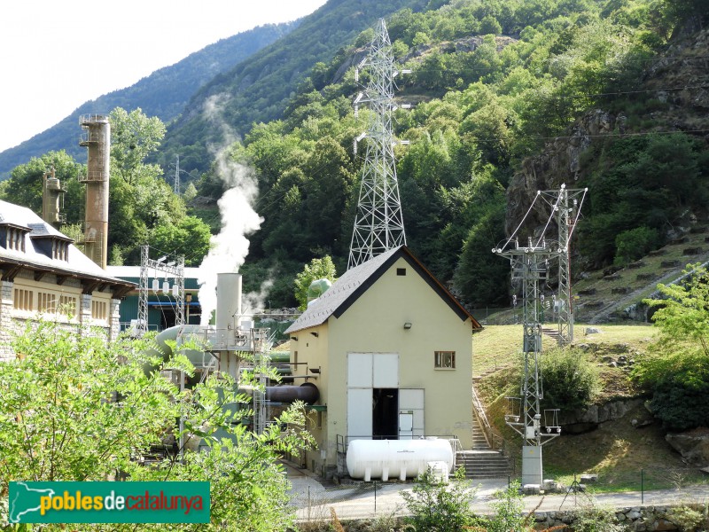 Les - Central elèctrica de Cledes