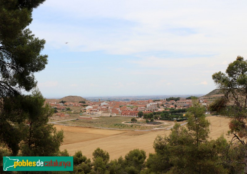 Panoràmica de Castelldans des de l'ermita