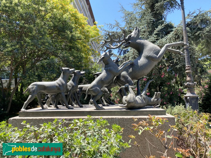 Barcelona - Escultures d'animals als Jardins Vicens Vives (Foto: Albert Esteves, 2021) Barcelona - Escultures d'animals als Jardins Vicens Vives