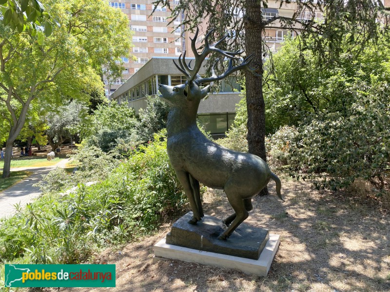 Barcelona - Escultures d'animals als Jardins Vicens Vives (Foto: Albert Esteves, 2021) Barcelona - Escultures d'animals als Jardins Vicens Vives