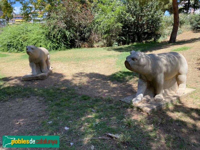 Barcelona - Escultures d'animals als Jardins Vicens Vives (Foto: Albert Esteves, 2021) Barcelona - Escultures d'animals als Jardins Vicens Vives
