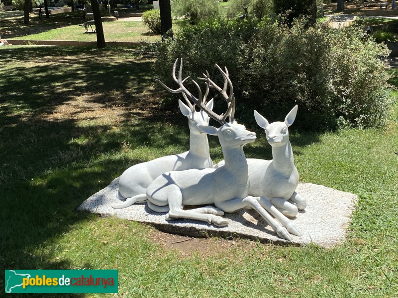 Barcelona - Escultures d'animals als Jardins Vicens Vives (Foto: Albert Esteves, 2021) Barcelona - Escultures d'animals als Jardins Vicens Vives