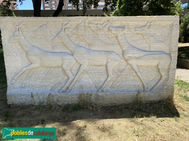 Barcelona - Escultures d'animals als Jardins Vicens Vives (Foto: Albert Esteves, 2021) Barcelona - Escultures d'animals als Jardins Vicens Vives
