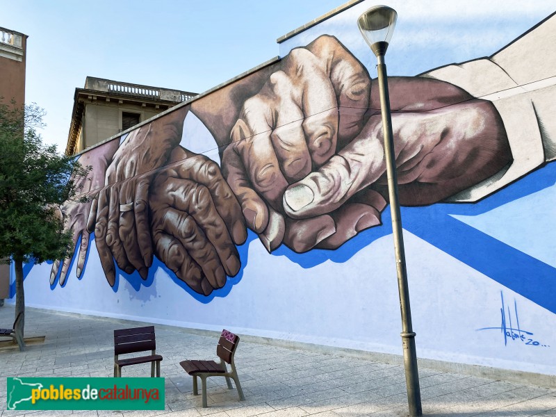 Sabadell - Mural d'homenatge a la gent gran