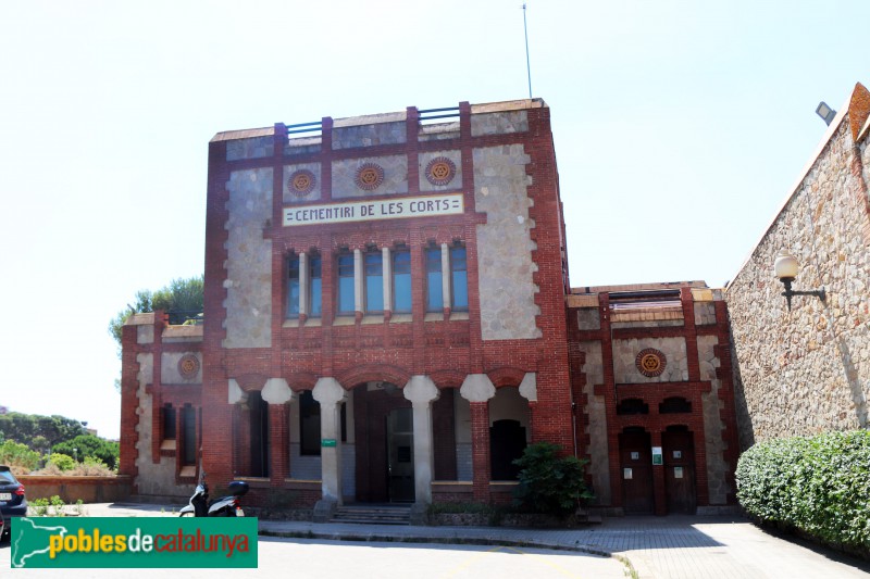 Barcelona - Cementiri de les Corts. Edifici d'administració