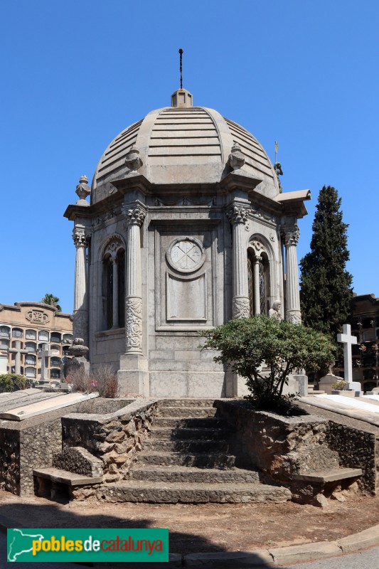 Barcelona - Cementiri de les Corts. Panteó Núñez