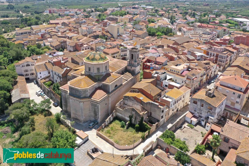 Vilallonga del Camp. Panoràmica aèria