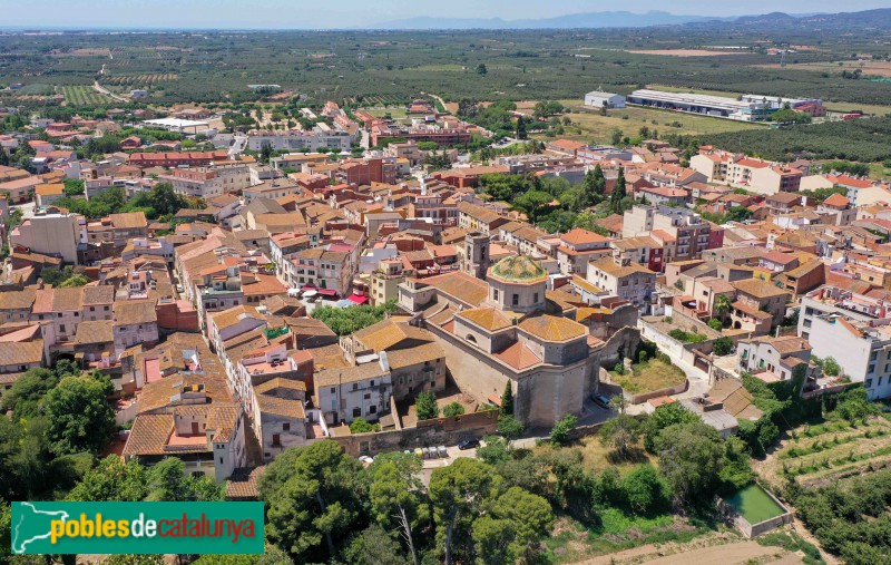 Vilallonga del Camp. Panoràmica aèria