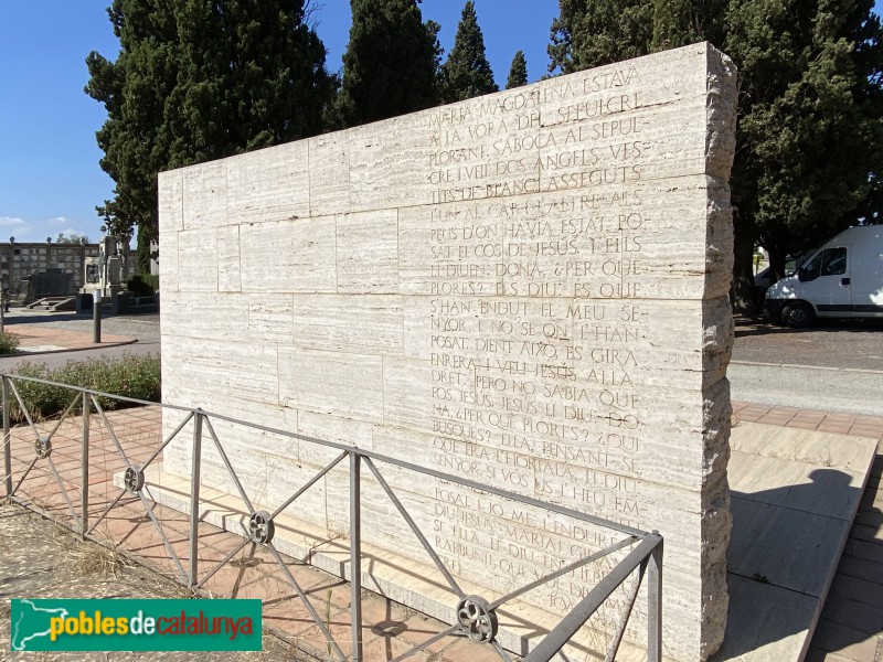 Sabadell - Cementiri. Sepulcre Buxó