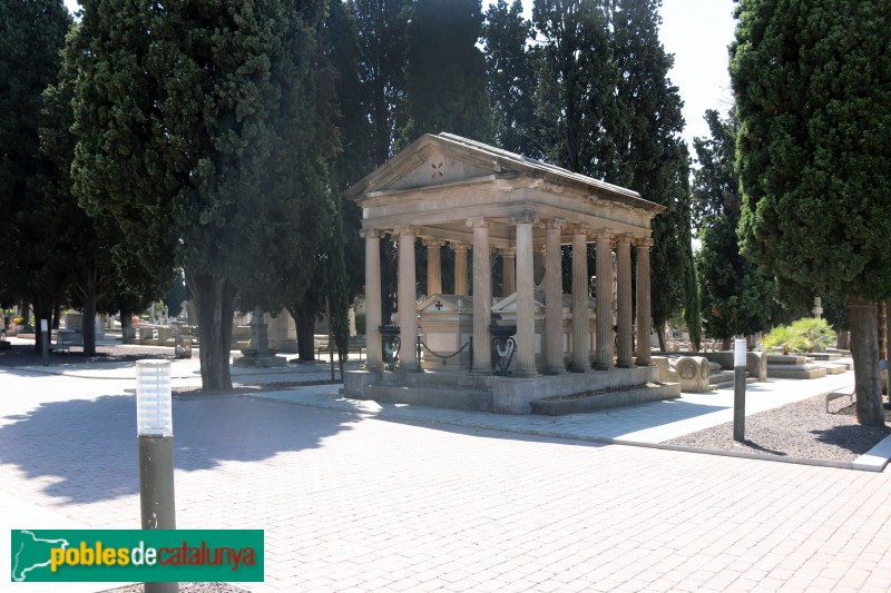 Sabadell - Cementiri. Mausoleu Manuel Gorina