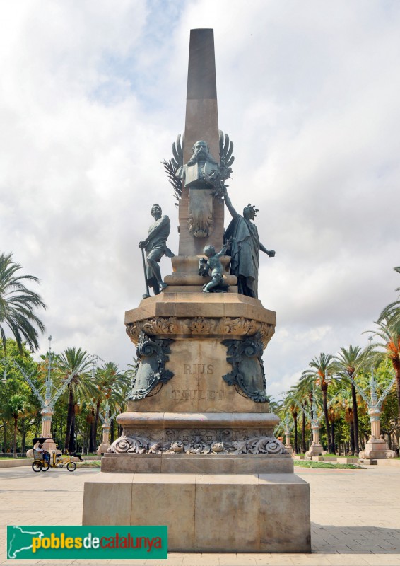 Barcelona - Monument a Rius i Taulet