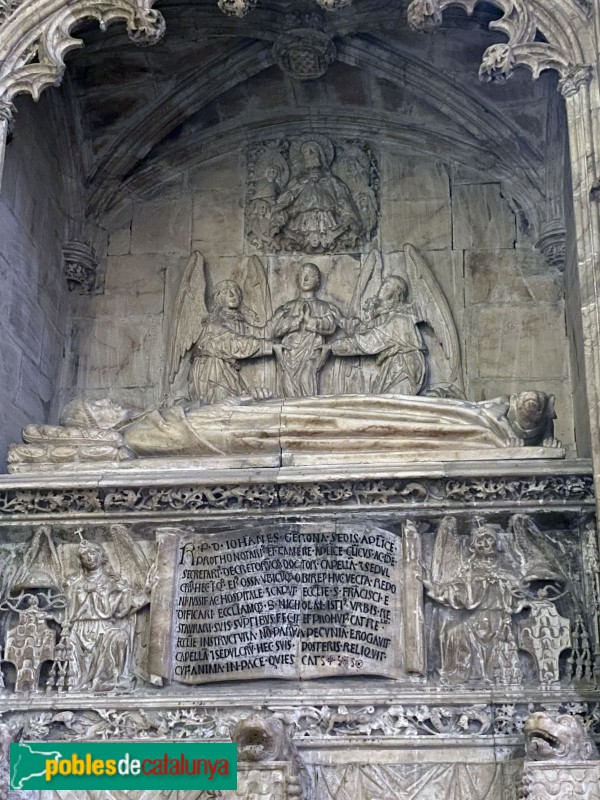 Tortosa - Catedral. Sepulcre de Joan Girona